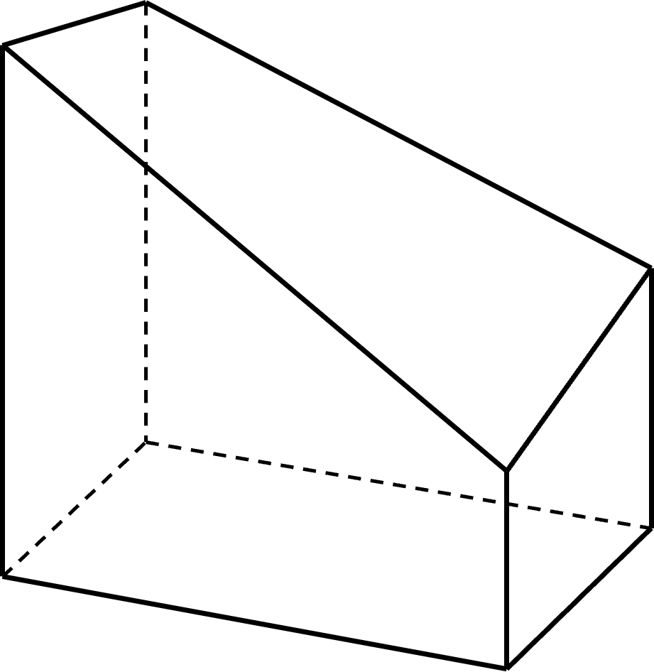 Truncated prism